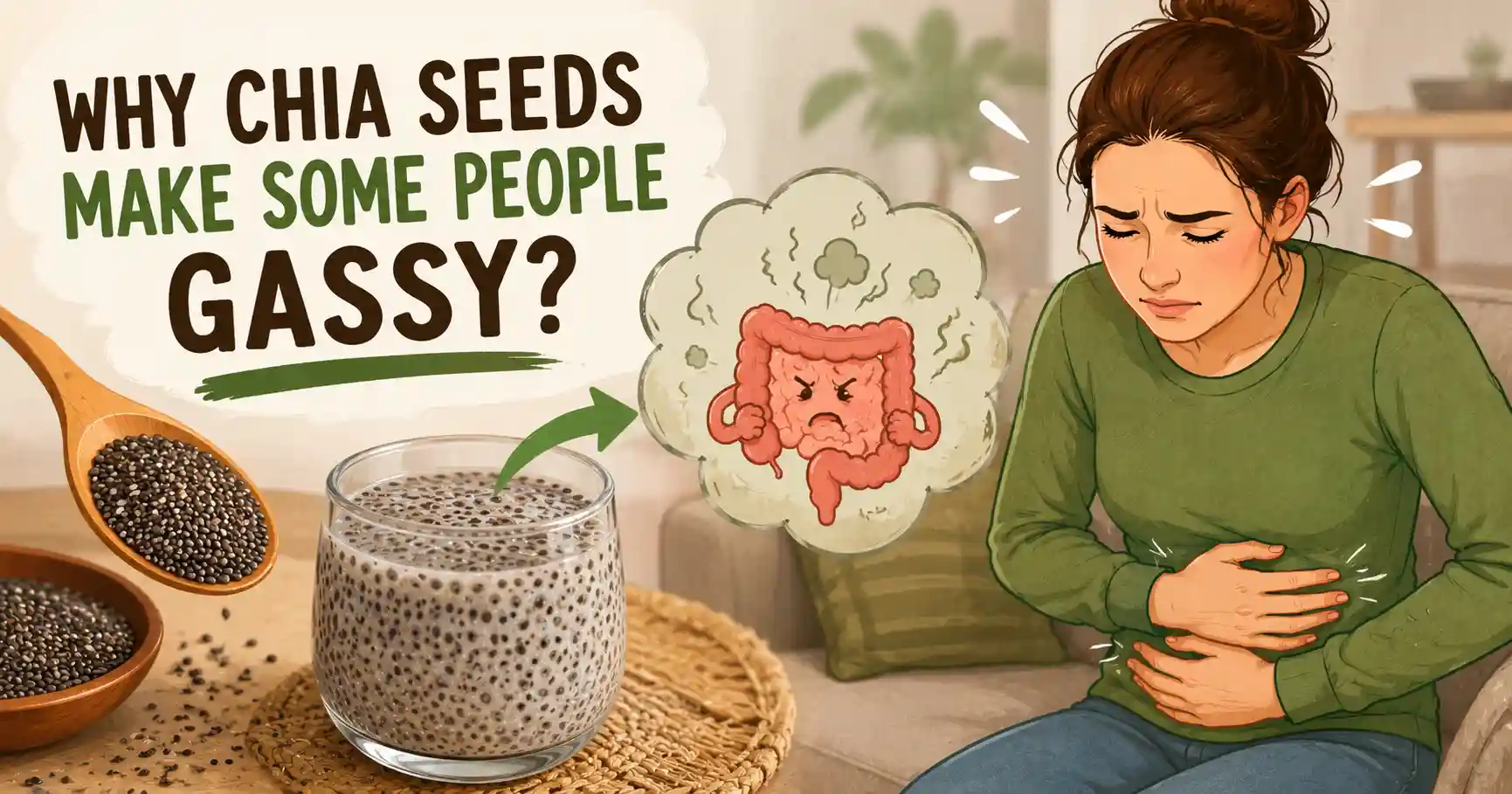 Why chia seeds cause discomfort