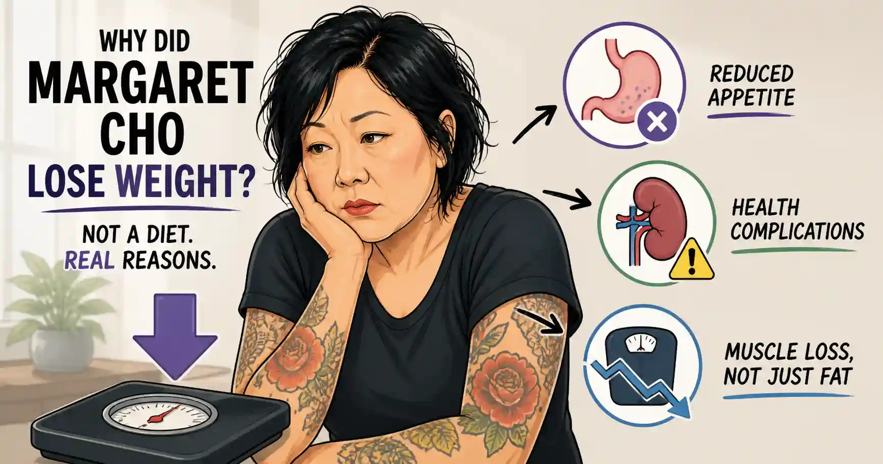 Why did Margaret Cho lose weight
