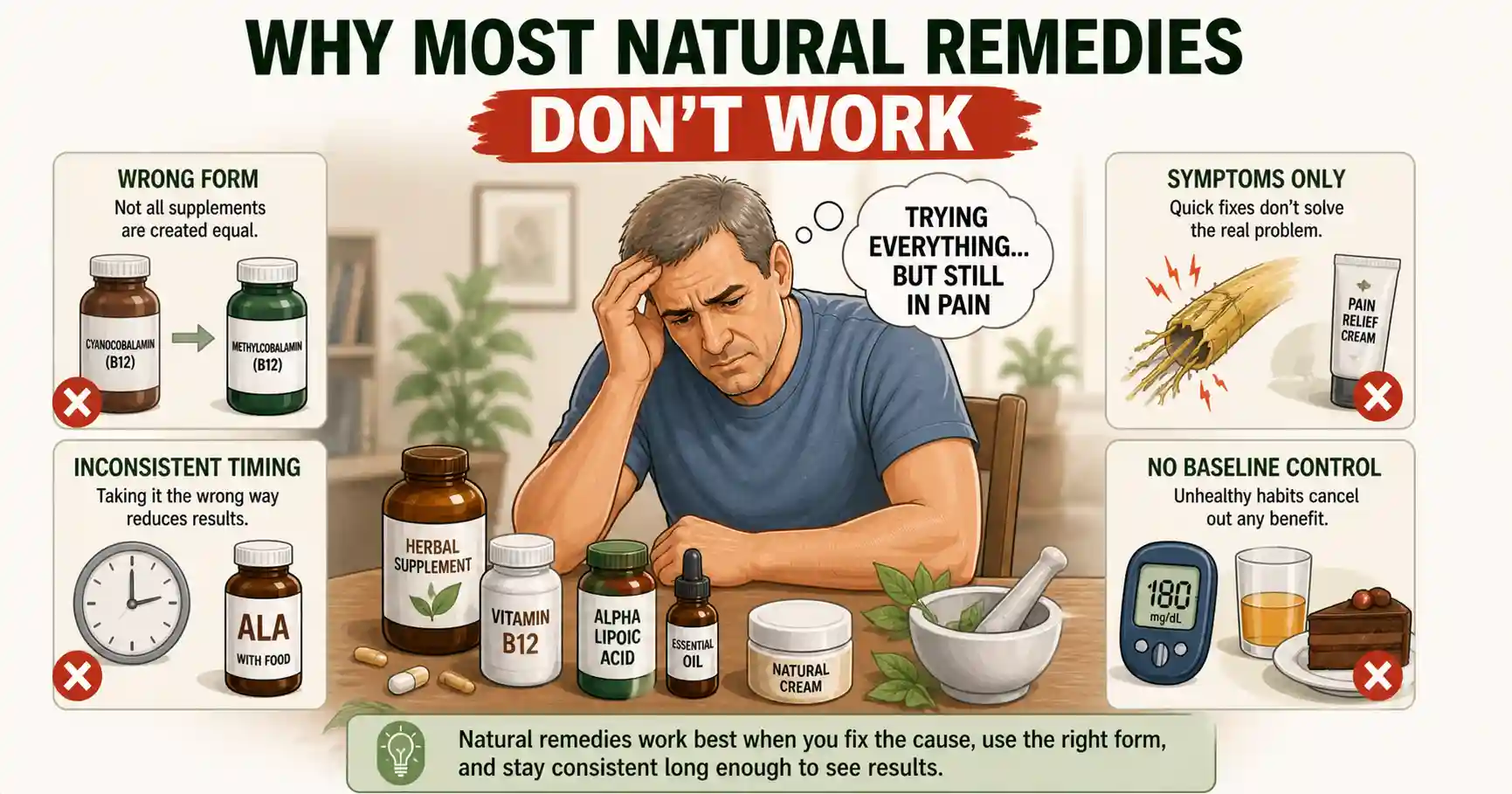 Why natural remedies may fail