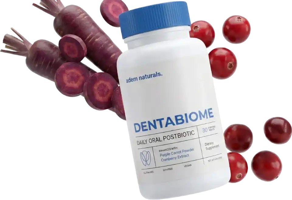 DentaBiome chewable tablet bottle