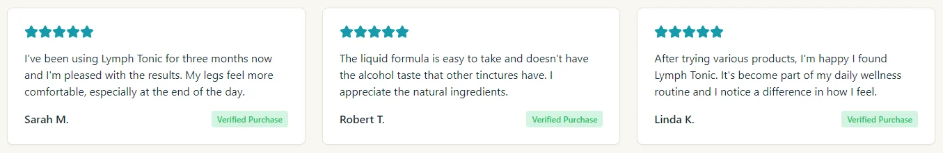 Lymph Tonic Reviews & Complaints 2026. Our Critical Analysis 3 Lymph Tonic User Reviews