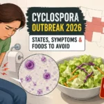 Cyclospora outbreak 2026
