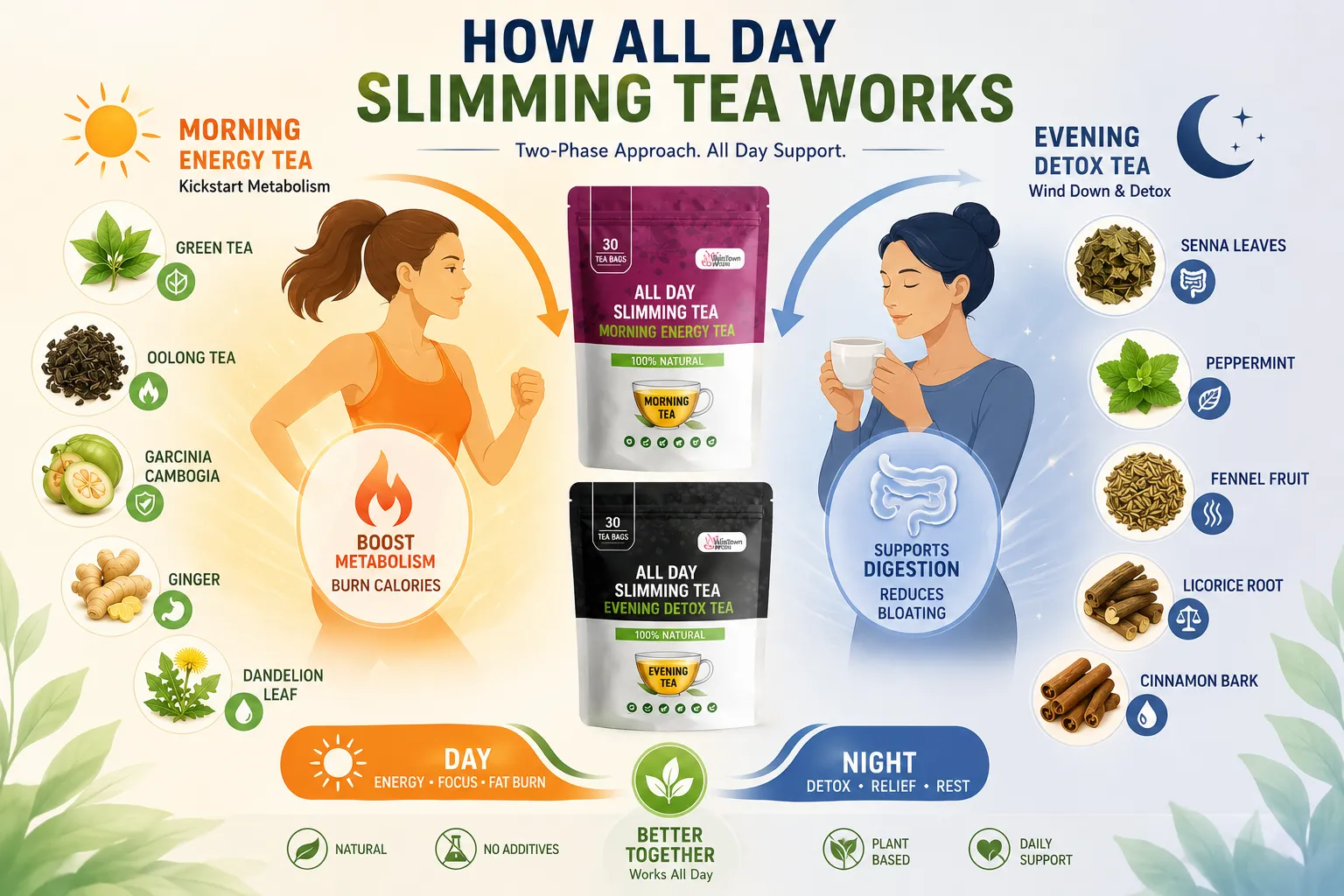 All Day Slimming Tea Reviews 2026: Scam or Worth Buying? 16 How All Day Slimming tea Works