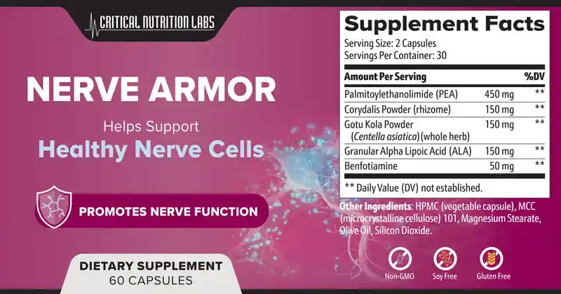 Nerve Armor Reviews 2026: Does It Work for Nerve Pain Or Not 11 Nerve Armor Ingredient Label