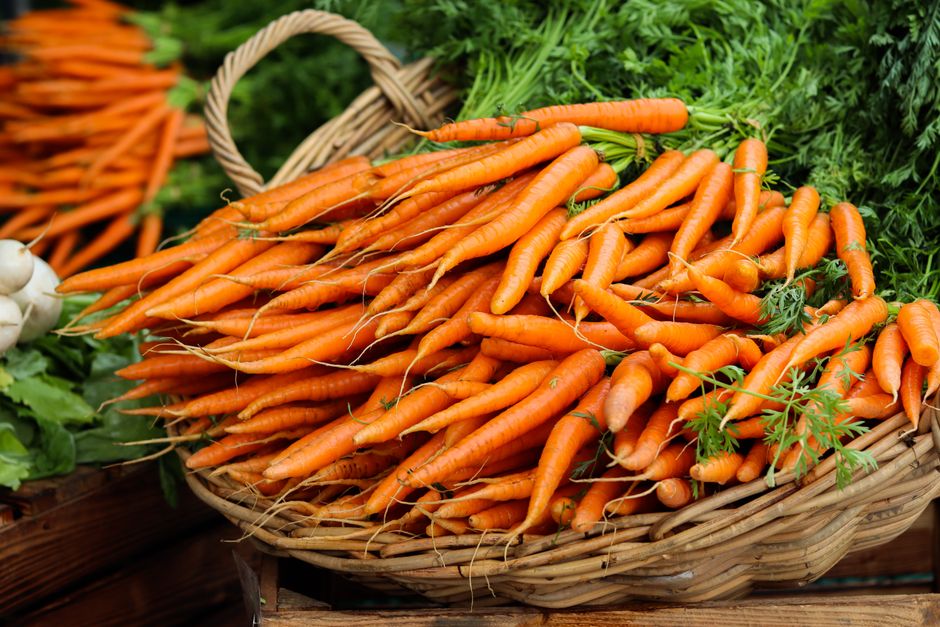 are carrots high fibre