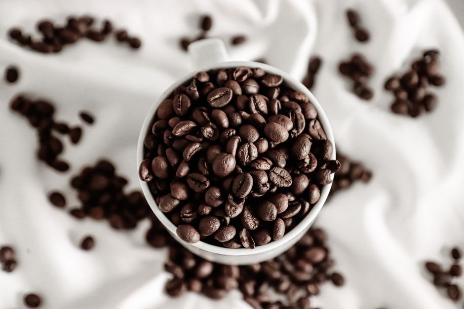 how many mgs in cup of coffee
