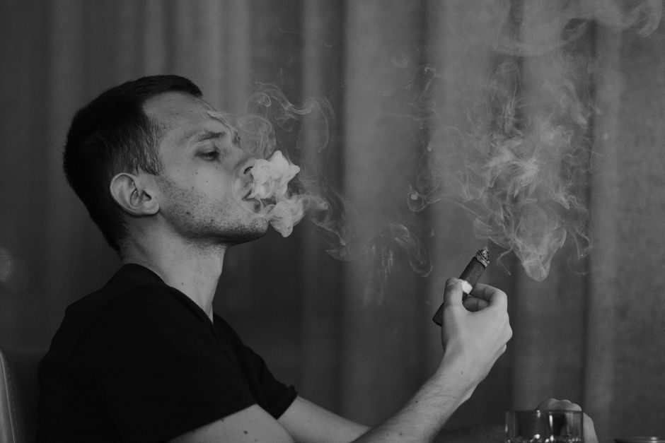 how much nicotine is in a cigar