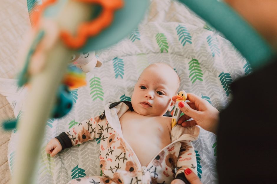 how to keep a newborn awake during day