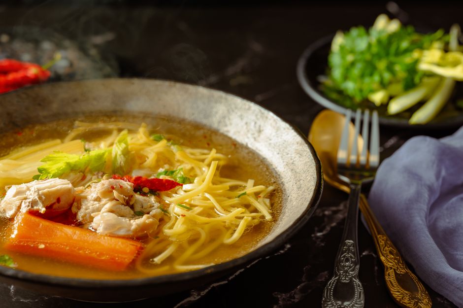 is chicken noodle soup fattening