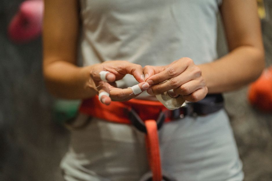 what is climbing tape used for skin tendons more