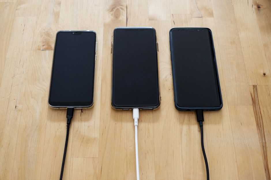 why is my phone only charging at a certain angle