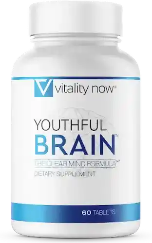 Youthful Brain Supplement Bottle and Packages