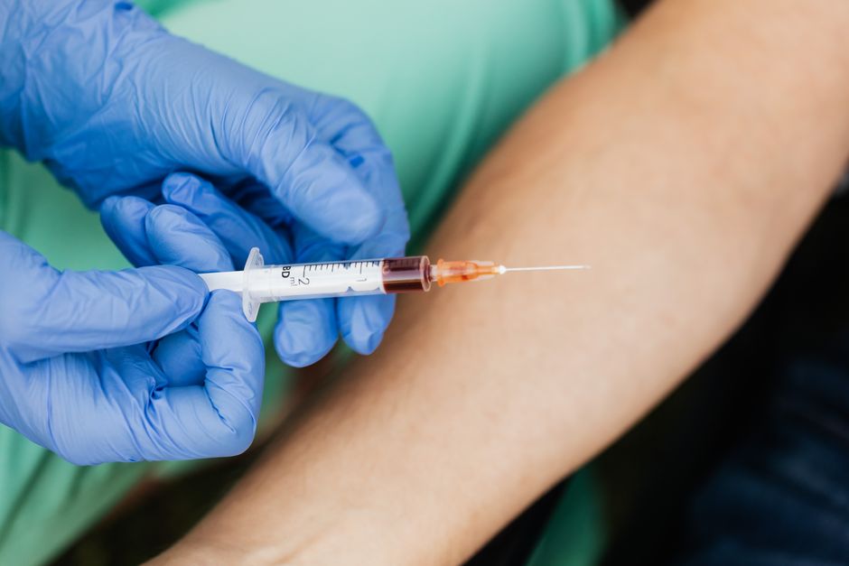 how do hospitals dispose of blood methods used
