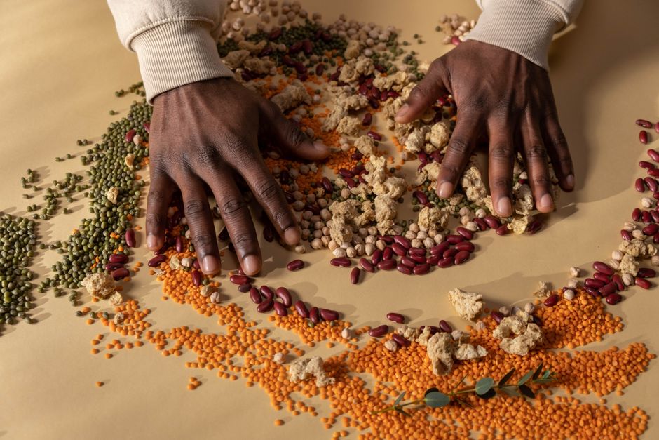 how much protein in beans varieties servings