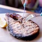 how to barbecue salmon with skin