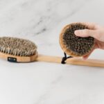 how to clean a boar brush