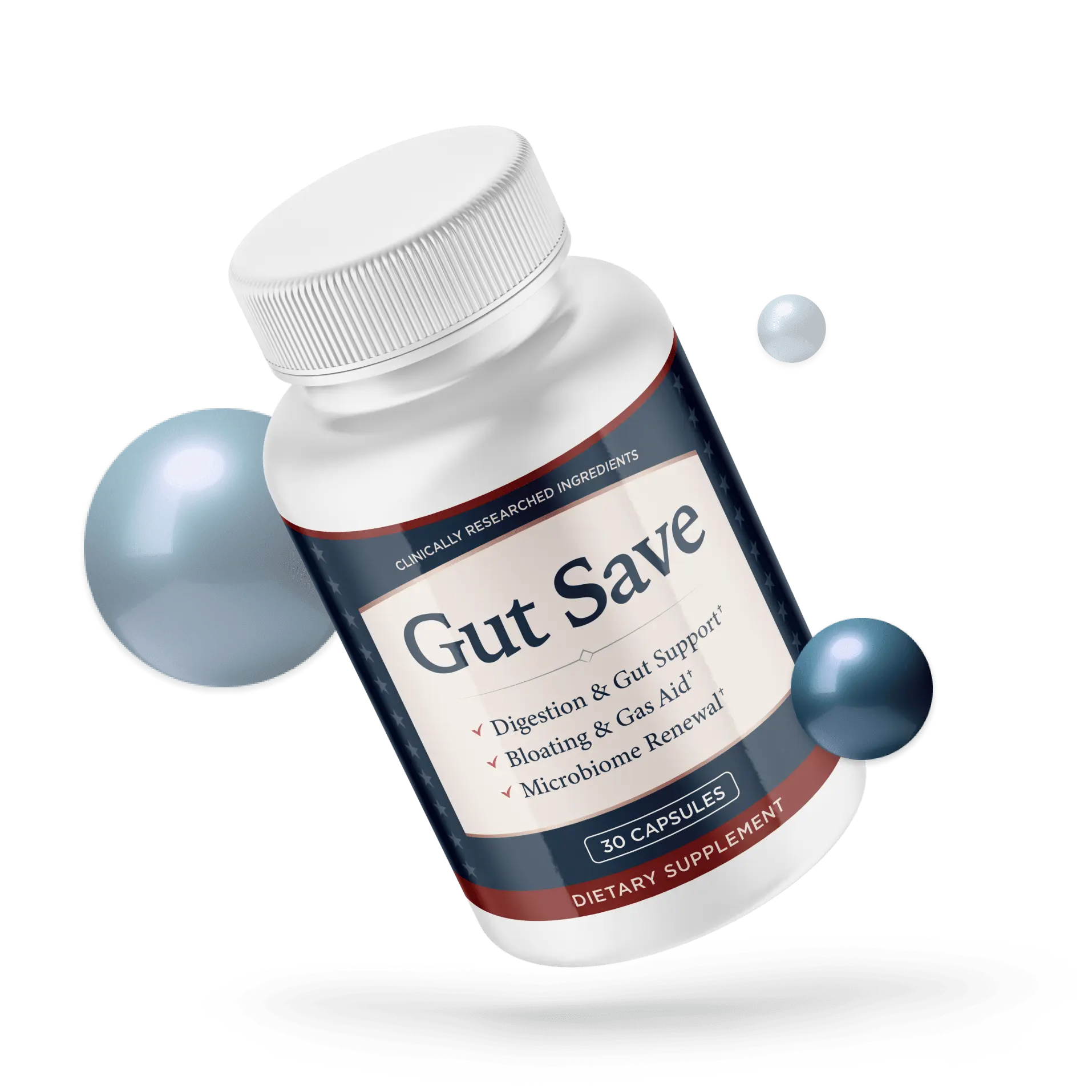 Gut Save Supplement Bottle