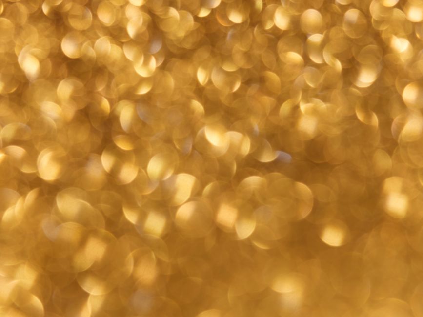 why do i see gold sparkles in my vision